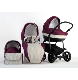 Carucior copii 3 in 1 Kayon LoliBebe Bordeaux