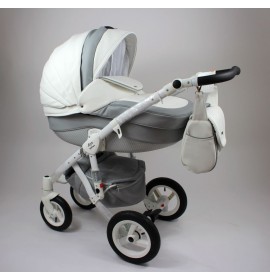 Carucior copii 3 in 1 LoliBebe LOVE Deluxe Grey Carbon