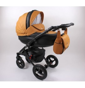 Carucior copii 3 in 1 Lolibebe LOVE Black Caramel