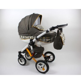 Carucior copii 3 in 1 LoliBebe Love City Brown