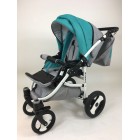 Carucior 3 in 1 Zippy Lux Baby Seka Turquoise
