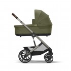 Noul Cybex Balios S Lux 2025 Moss Green sistem 4 in 1 cu Cybex Cloud G Plus i-size recline testata ADAC si baza isofix rotativa