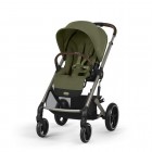 Noul Cybex Balios S Lux 2025 Moss Green sistem 4 in 1 cu Cybex Cloud G Plus i-size recline testata ADAC si baza isofix rotativa