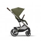 Noul Cybex Balios S Lux 2025 Moss Green sistem 4 in 1 cu Cybex Cloud G Plus i-size recline testata ADAC si baza isofix rotativa
