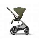 Noul Cybex Balios S Lux 2025 Moss Green sistem 4 in 1 cu Cybex Cloud G Plus i-size recline testata ADAC si baza isofix rotativa