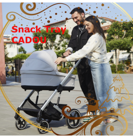 Noul Cybex Balios S Lux 2025 Stone Grey sistem 4 in 1 cu Cybex Cloud G Plus i-size recline testata ADAC si baza isofix rotativa