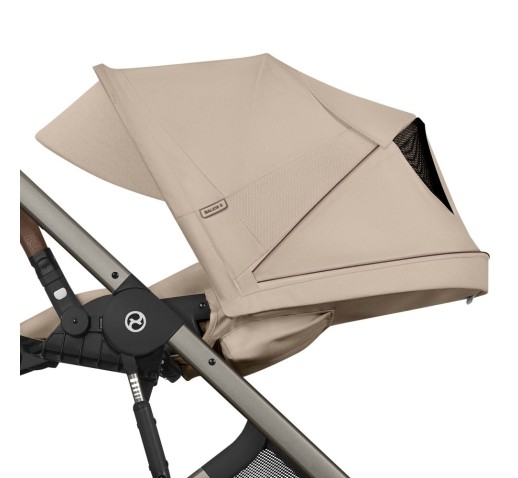 Cybex Balios S Lux 2026 Almond Beige landou pliabil 4in1 cu Cloud G3 Plus si isofix