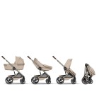 Cybex Balios S Lux 2026 Almond Beige landou pliabil 4in1 cu Cloud G3 Plus si isofix