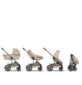 Cybex Balios S Lux 2026 Almond Beige landou pliabil 4in1 cu Cloud G3 Plus si isofix