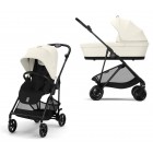 Noul Cybex Melio Carbon 2025 Canvas White 2 in 1