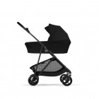 Noul Cybex Melio Carbon Magic Black 3 in 1 cu Scoica Cloud G Plus i-Size Recline testata ADAC