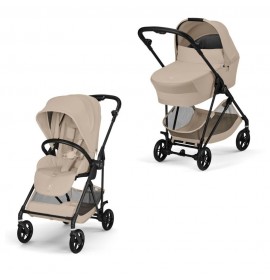 Noul Cybex Melio Carbon Almond Beige 2 in 1