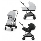 Noul Cybex Melio ultrausor sistem 3 in 1 cu Scoica Cloud G Confort i-size testata ADAC Fog Grey