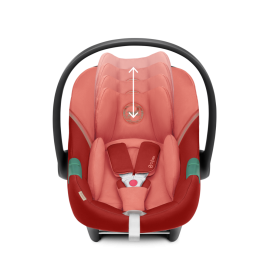 Scoica Auto Cybex Aton S2 I-Size Culoare Hibiscus Red