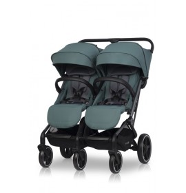 Carucior EasyGo Echo Sage Green pentru gemeni