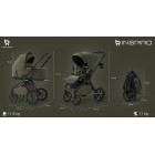  Carucior copii Future Design Inspiro Silk Olive 2 in 1