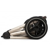 Carucior copii 3 in 1 Muuvo Quick Boho Brown cu Cybex Cloud G Plus i-size recline testata ADAC