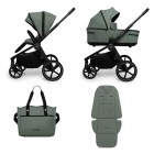 Carucior copii Muuvo Five 2 in 1 Pine Green