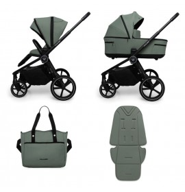 Carucior copii Muuvo Five 2 in 1 Pine Green