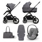 Carucior copii Muuvo One Gris 3in1 cu Cybex Cloud G Plus ADAC