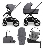 Carucior copii Muuvo One Gris 4in1 cu Cybex Cloud G Plus ADAC si isofix