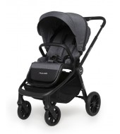 Carucior copii 3 in 1 Muuvo Quick Carbon Graphite cu Cybex Cloud G i-size Plus recline testata ADAC