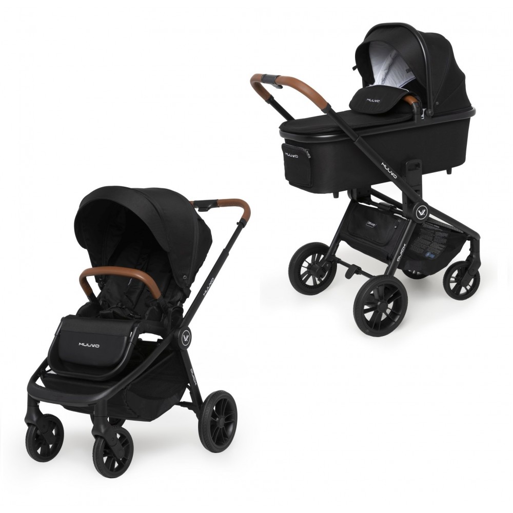 Carucior copii 2 in 1 Muuvo Quick Onix Black