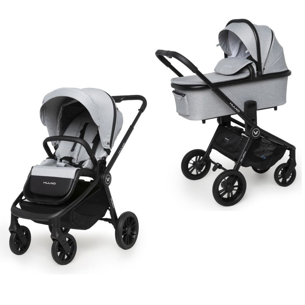 Carucior copii 2 in 1 Muuvo Quick Rocky Grey