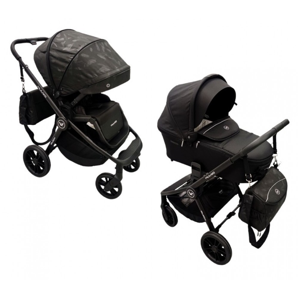 Carucior copii 2 in 1 Muuvo Quick Trendy Raven Black