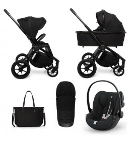 Carucior copii Muuvo Quick SE2 Chromium Black 3in1 cu Cybex Cloud G Plus ADAC