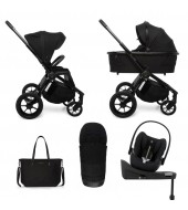 Carucior copii Muuvo Quick SE2 Chromium Black 4in1 cu Cybex Cloud G Plus ADAC si isofix