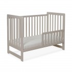 Patut din lemn Beige cu 2 laterale interschimbabile si saltea COCOS LoliBebe