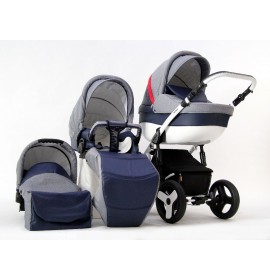 Carucior copii 3 in 1 Dynamic Graphit Blue