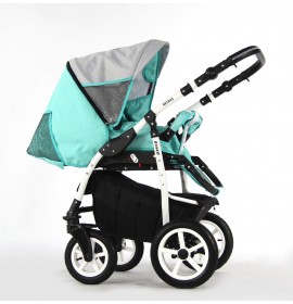 Carucior copii 3 in 1 Danco Grey Mint