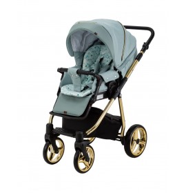 Carucior copii 3 in 1 Reggio Adamex Special Edition Ocean Gold Y851