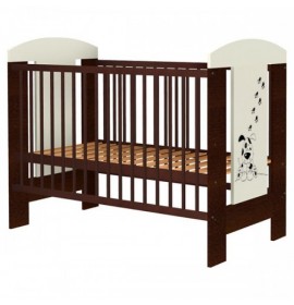 PATUT COPII DIN LEMN HUBNERS CAROLIN 120X60 CM VENGHE