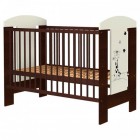 PATUT COPII DIN LEMN HUBNERS CAROLIN 120X60 CM VENGHE