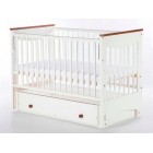 Patut copii cu sertar si laterala culisabila Klups Luna cu leganare