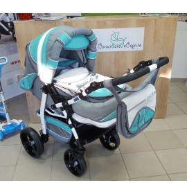 Carucior copii 2 in 1 Luca cu port-bebe Eko Verde
