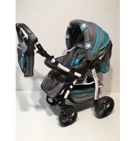Carucior copii 2 in 1 Luca cu port-bebe Turquoise