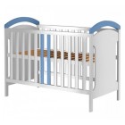 PATUT COPII DIN LEMN HUBNERS HANSELL 120X60 CM ALB