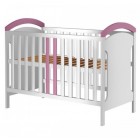 PATUT COPII DIN LEMN HUBNERS HANSELL 120X60 CM ALB