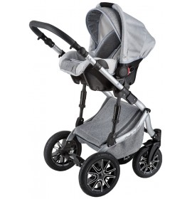 Carucior 3 in 1 Prado Lux LoliBebe Grey&Beige