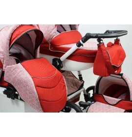 Carucior 3 in 1 Torrino Baby Seka Red
